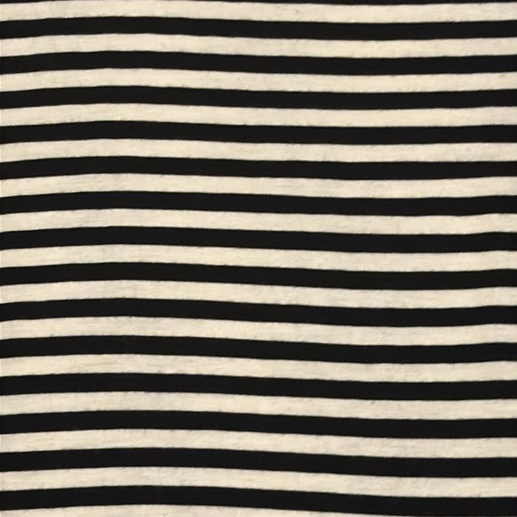 1X Black and White Striped Women's Top - Picture 5 of 8